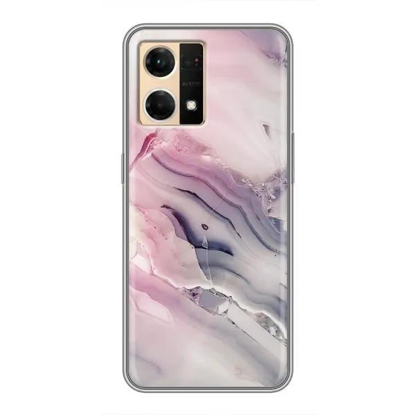 Чехол с принтом «Пурпурный Мрамор» для OPPO Reno7 Pro 5G Чехол с принтом «Пурпурный Мрамор» для OPPO Reno7 Pro 5G