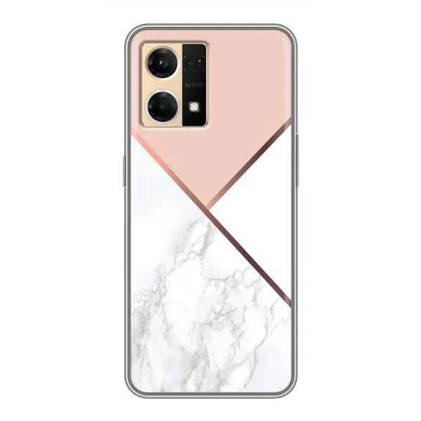 Чехол с принтом «Тройной мрамор» для OPPO Reno7 Pro 5G Чехол с принтом «Тройной мрамор» для OPPO Reno7 Pro 5G