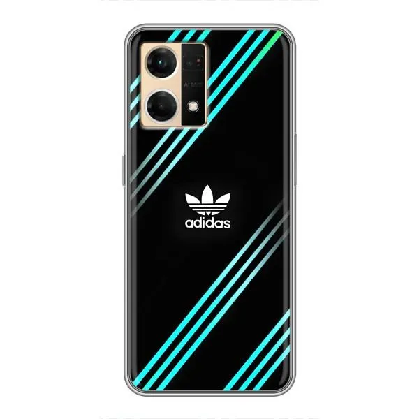 Чехол с принтом «Адидас с полосами» для OPPO Reno7 4G Чехол с принтом «Адидас с полосами» для OPPO Reno7 4G