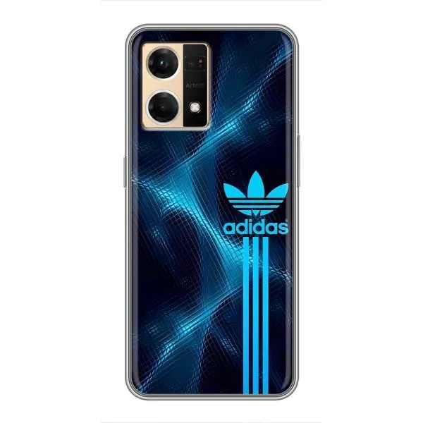 Чехол с принтом «Синий Адидас» для OPPO Reno7 4G Чехол с принтом «Синий Адидас» для OPPO Reno7 4G