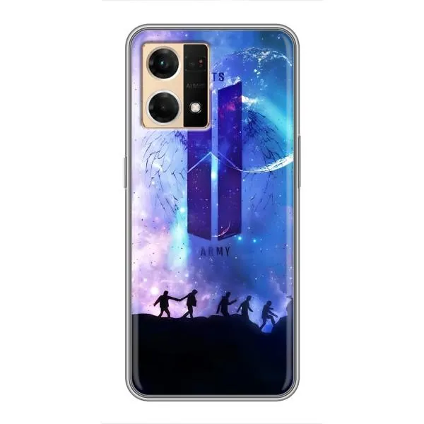 Чехол с принтом «Army BTS» для OPPO Reno7 4G Чехол с принтом «Army BTS» для OPPO Reno7 4G
