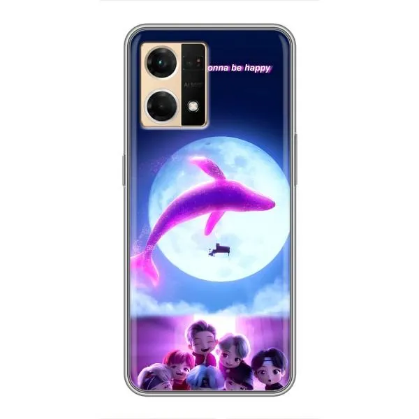 Чехол с принтом «КИТ BTS» для OPPO Reno7 4G Чехол с принтом «КИТ BTS» для OPPO Reno7 4G