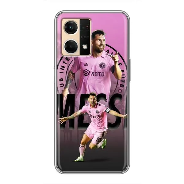 Чехол с принтом «Messi Miami» для OPPO Reno7 4G