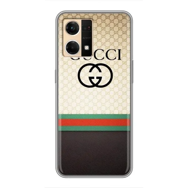 Чехол с принтом «GUCCI стиль» для OPPO Reno7 4G