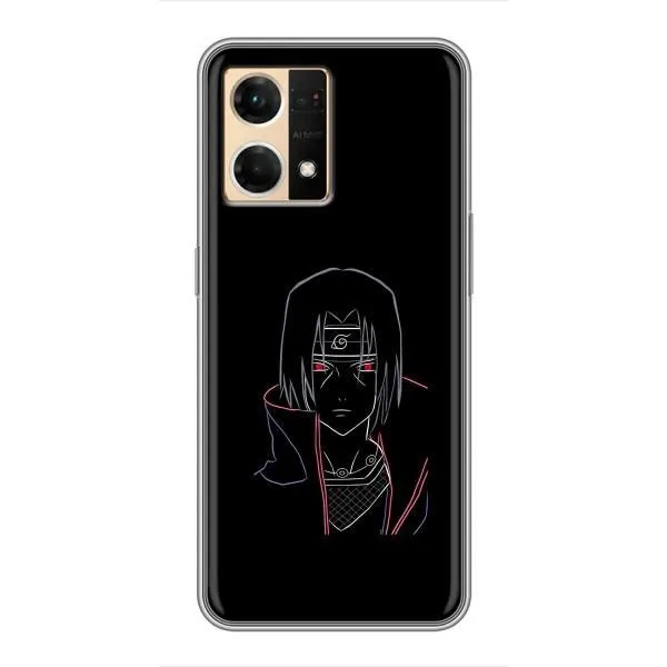 Чехол с принтом «силуэт Итачи» для OPPO Reno7 4G Чехол с принтом «силуэт Итачи» для OPPO Reno7 4G