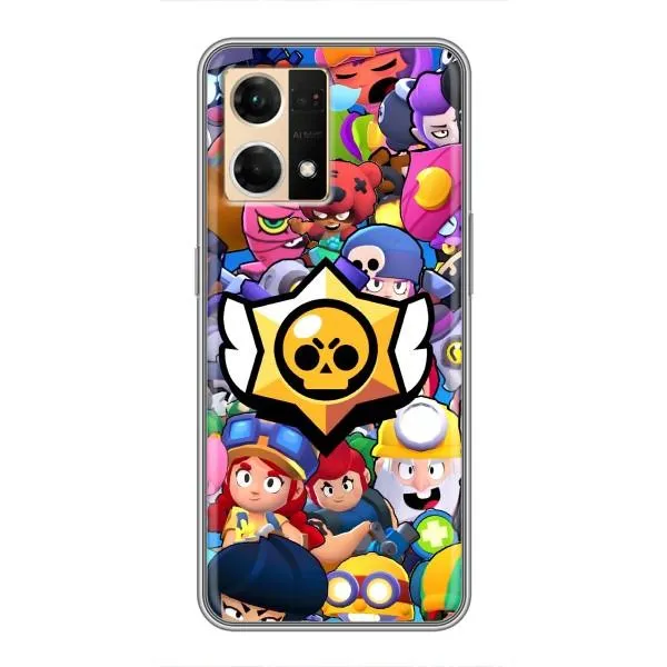 Чехол с принтом «Лого Brawl Stars» для OPPO Reno7 4G Чехол с принтом «Лого Brawl Stars» для OPPO Reno7 4G