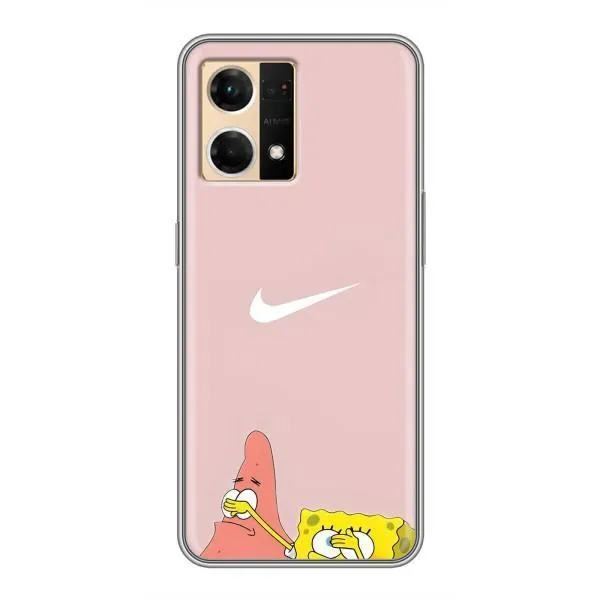 Чехол с принтом «Патрик и Губка» для OPPO Reno7 4G
