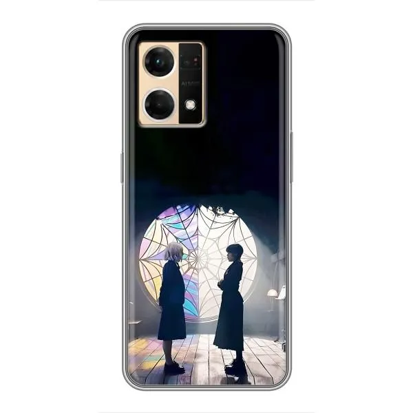 Чехол с принтом «Уэнздей и Инид» для OPPO Reno7 4G Чехол с принтом «Уэнздей и Инид» для OPPO Reno7 4G