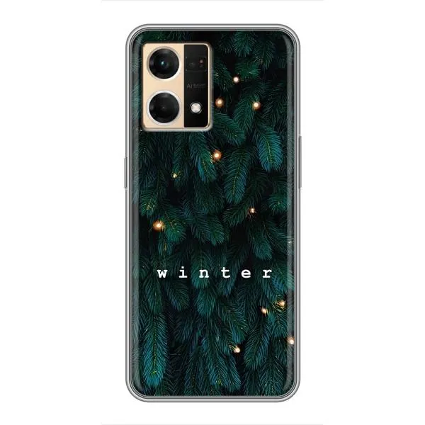 Чехол с принтом «Winter» для OPPO Reno7 4G