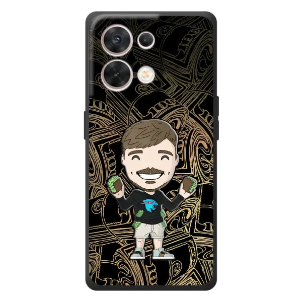 Чехол с принтом «Mister Beast» для OPPO Reno 8 5G
