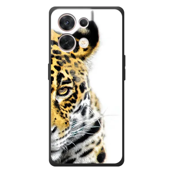 Чехол с принтом «Леопард» для OPPO Reno 8 5G