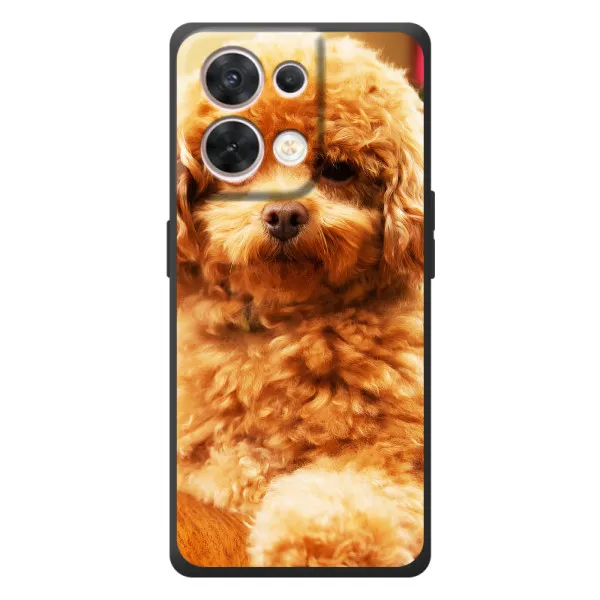 Чехол с принтом «Щенок Бишон» для OPPO Reno 8 5G