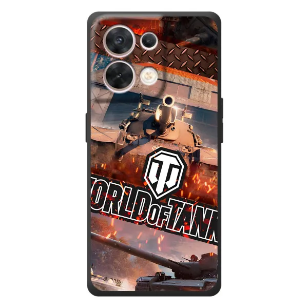 Чехол с принтом «World of Tanks» для OPPO Reno 8 5G