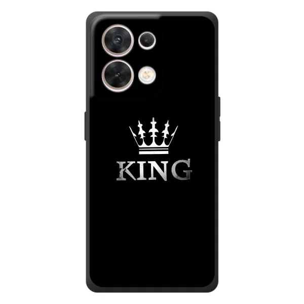 Чехол с принтом «KING» для OPPO Reno 8 5G Чехол с принтом «KING» для OPPO Reno 8 5G