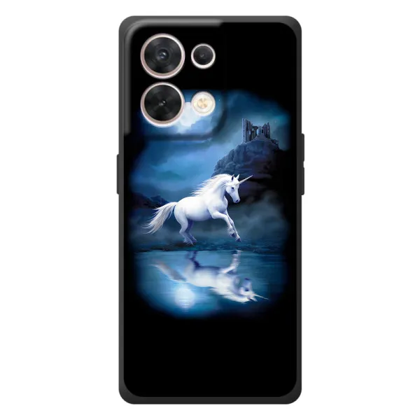 Чехол с принтом «Единорог» для OPPO Reno 8 5G Чехол с принтом «Единорог» для OPPO Reno 8 5G