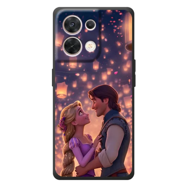 Чехол с принтом «Принцесса и принц» для OPPO Reno 8 5G Чехол с принтом «Принцесса и принц» для OPPO Reno 8 5G