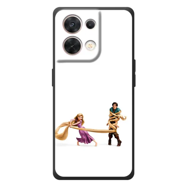 Чехол с принтом «Рапунцель и Флин» для OPPO Reno 8 5G Чехол с принтом «Рапунцель и Флин» для OPPO Reno 8 5G