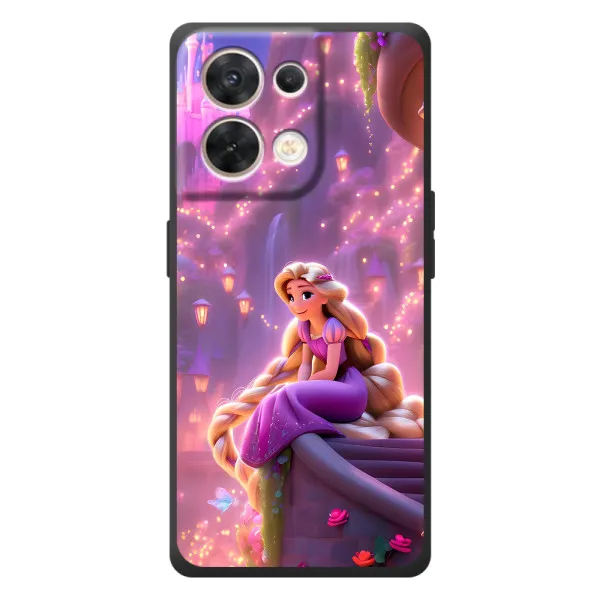 Чехол с принтом «Рапунцель в замке» для OPPO Reno 8 5G Чехол с принтом «Рапунцель в замке» для OPPO Reno 8 5G