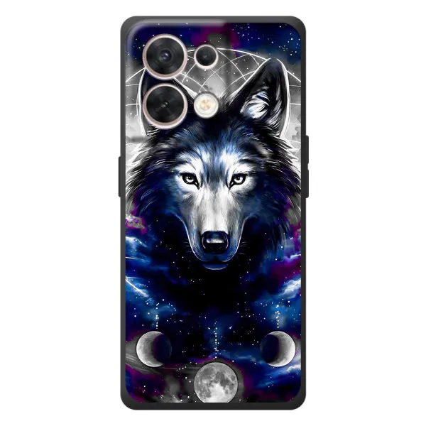 Чехол с принтом «Волк» для OPPO Reno 8 5G