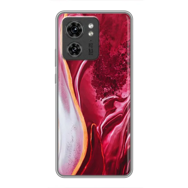 Чехол с принтом «Мрамор красный» для OPPO Reno 8 Pro 5G