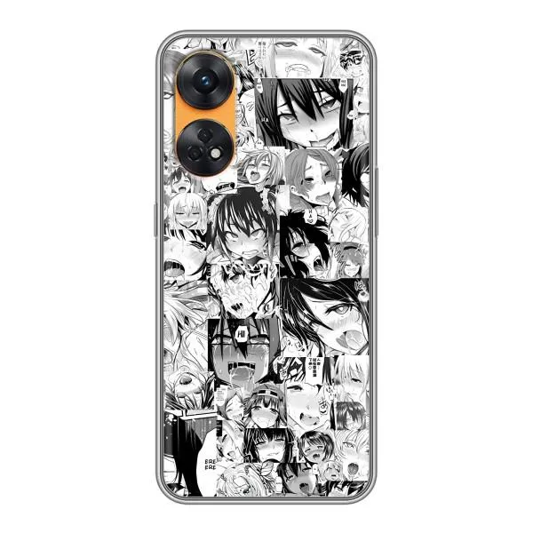 Чехол с принтом «Ahegao manga» для OPPO Reno 8T