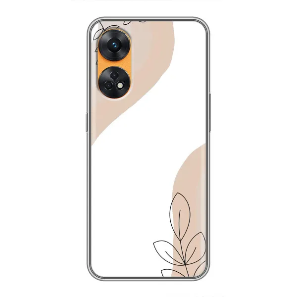 Чохол з принтом «Нюдова гілочка абстракція» для OPPO Reno 8T