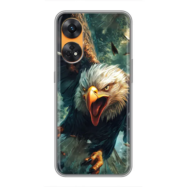Чехол с принтом «Орел в полете» для OPPO Reno 8T Чехол с принтом «Орел в полете» для OPPO Reno 8T