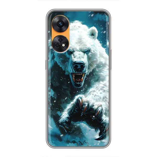 Чехол с принтом «Полярный медведь» для OPPO Reno 8T Чехол с принтом «Полярный медведь» для OPPO Reno 8T