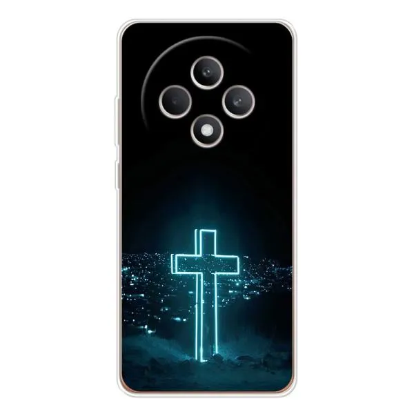Чохол з принтом «Хрест і місто» для OPPO Reno12 F