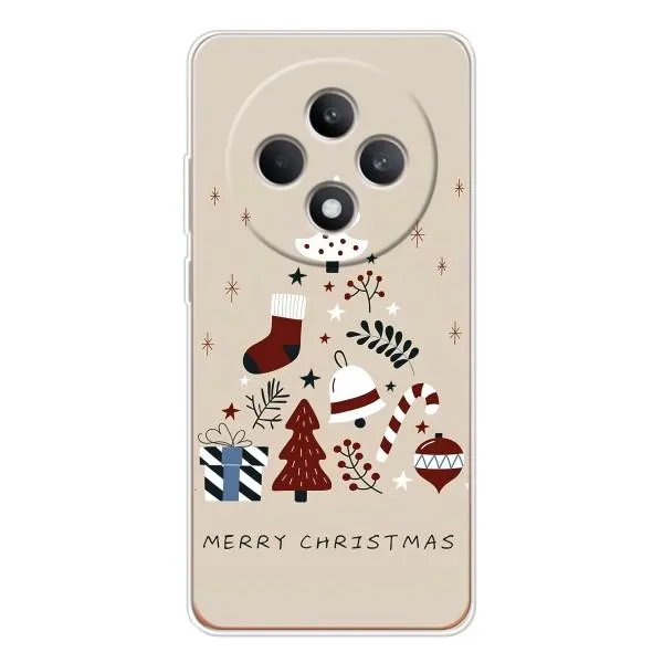Чехол с принтом «Merry Christmas» для OPPO Reno12 FS