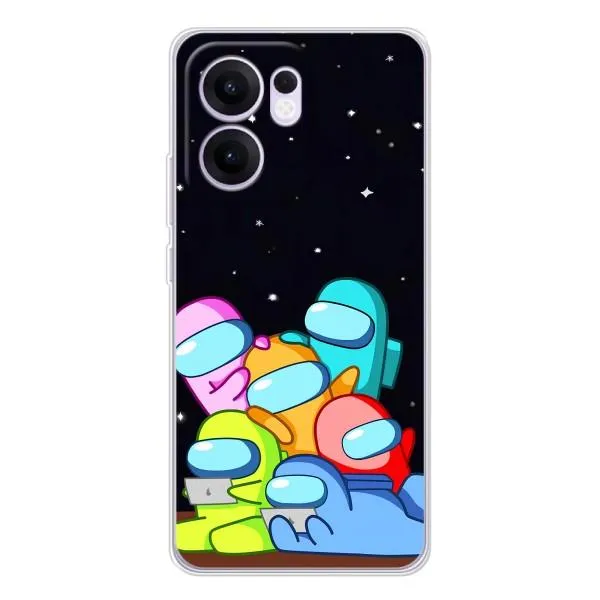 Чохол з принтом «Скіни в космосі» для OPPO Reno13 F