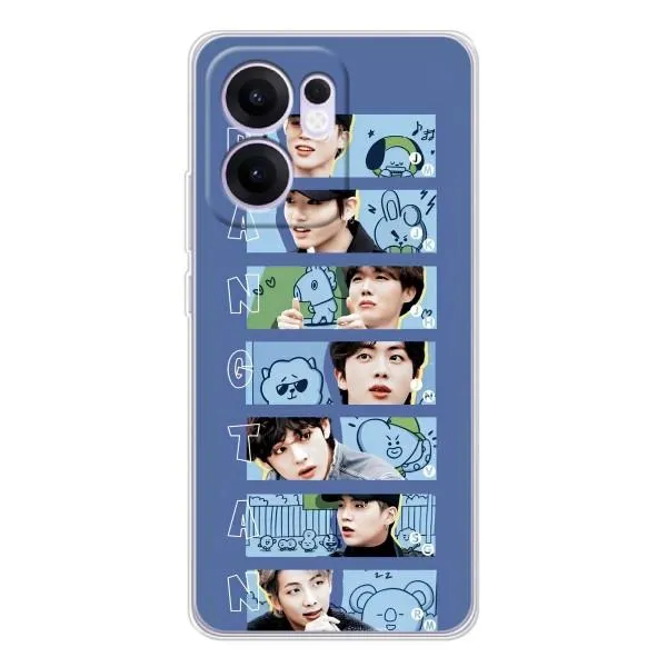 Чехол с принтом «Bangtan» для OPPO Reno 13 FS 5G