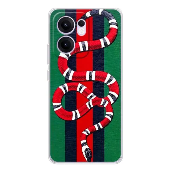 Чехол с принтом «Gucci змия» для OPPO Reno 13 FS 5G