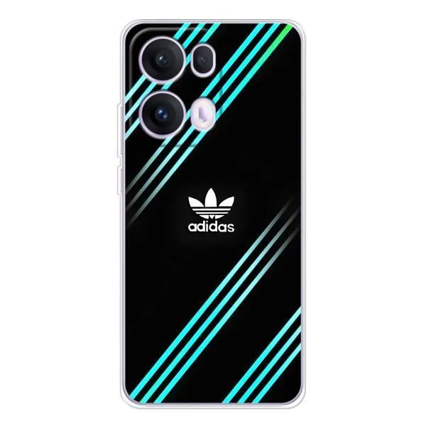 Чехол с принтом «Адидас с полосами» для OPPO Reno13 Pro