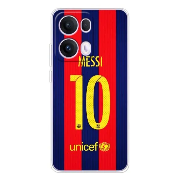Чехол с принтом «Messi Barca 10» для OPPO Reno13 Pro