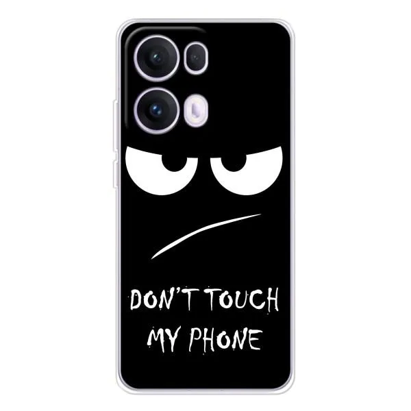 Чехол с принтом «Dont Touch» для OPPO Reno13 Pro