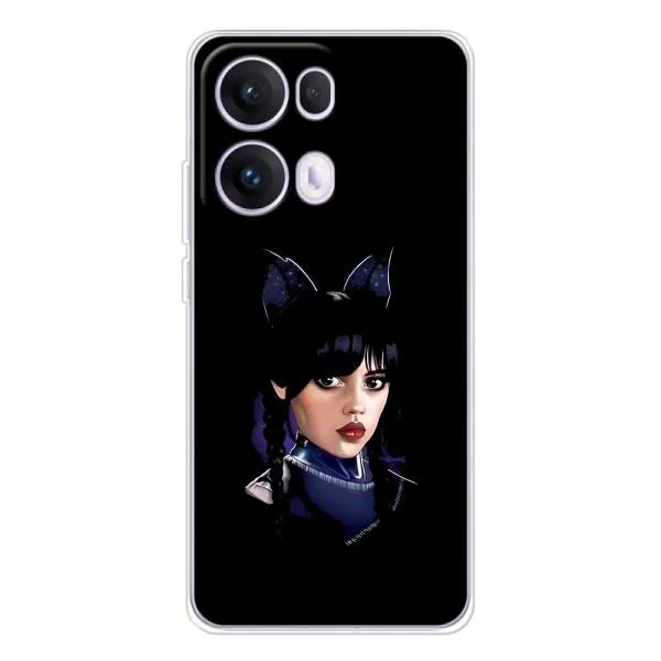 Чехол с принтом «серьезная Уэнздей» для OPPO Reno13 Pro