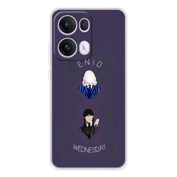 Чехол с принтом «Уэнздей и подруга» для OPPO Reno13 Pro