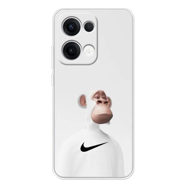 Чехол с принтом «обезьяна NFT Nike» для OPPO Reno13
