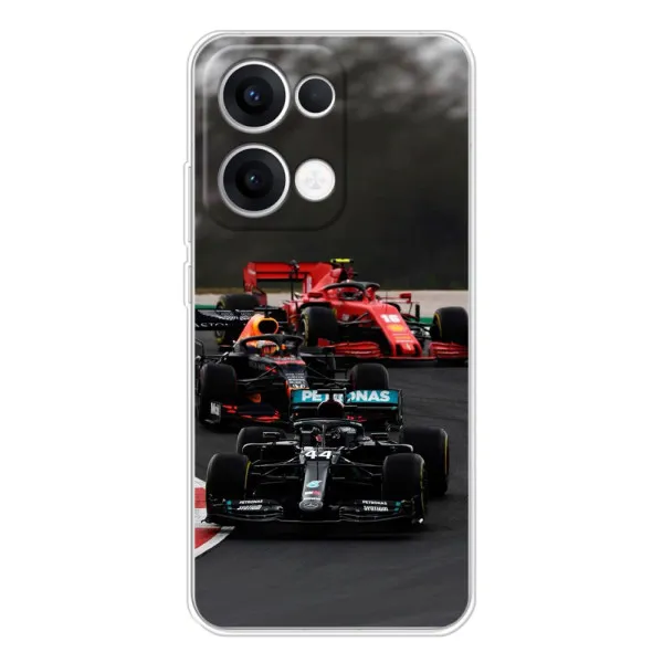 Чехол с принтом «Гонка Формула 1» для OPPO Reno13 Чехол с принтом «Гонка Формула 1» для OPPO Reno13