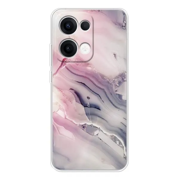 Чехол с принтом «Пурпурный Мрамор» для OPPO Reno13
