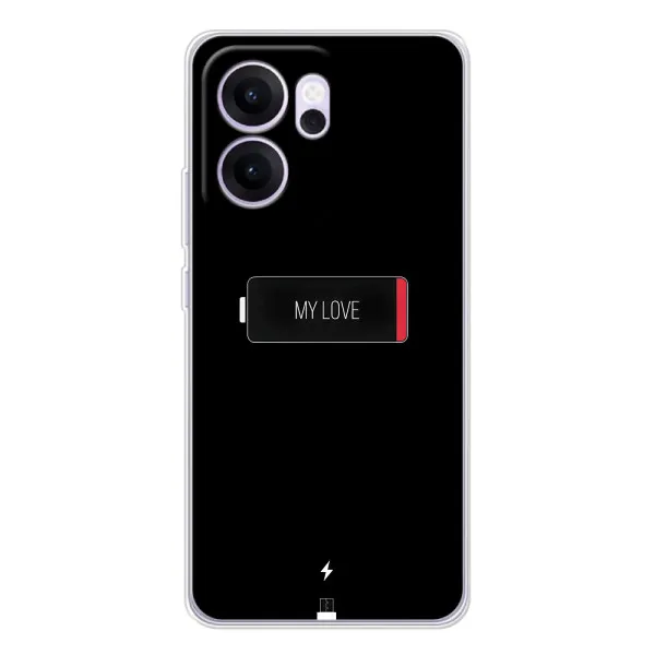 Чехол с принтом «Love battery» для OPPO Reno14 F