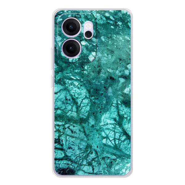 Чехол с принтом «Зеленый мрамор» для OPPO Reno14 F Чехол с принтом «Зеленый мрамор» для OPPO Reno14 F
