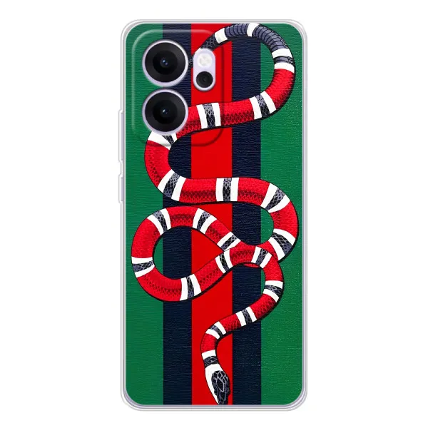 Чехол с принтом «Gucci змия» для OPPO Reno14 FS