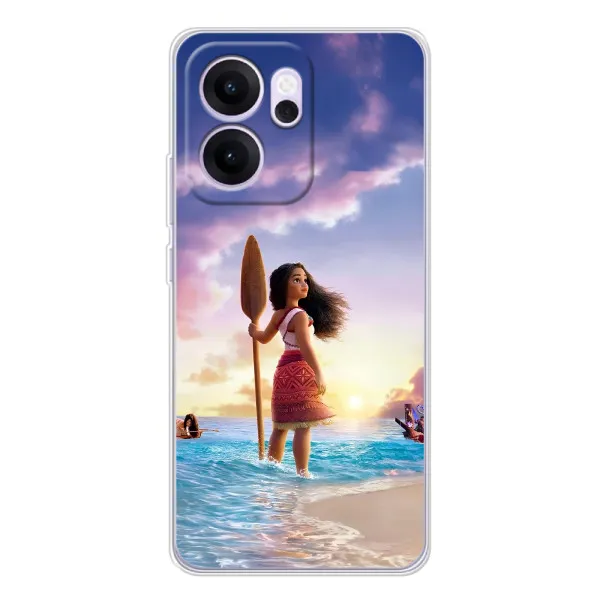 Чехол с принтом «Моана с веслом» для OPPO Reno14 FS
