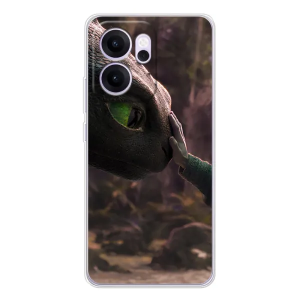 Чехол с принтом «Сцена с драконом» для OPPO Reno14 FS Чехол с принтом «Сцена с драконом» для OPPO Reno14 FS