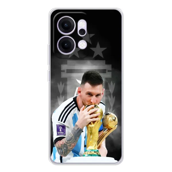 Чехол с принтом «Месси Чемпион» для OPPO Reno14 Pro
