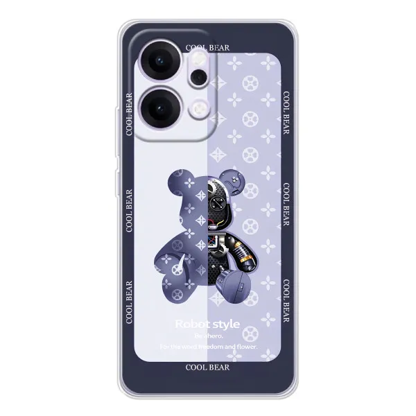 Чехол с принтом «Медвежонок LV» для OPPO Reno14 Pro