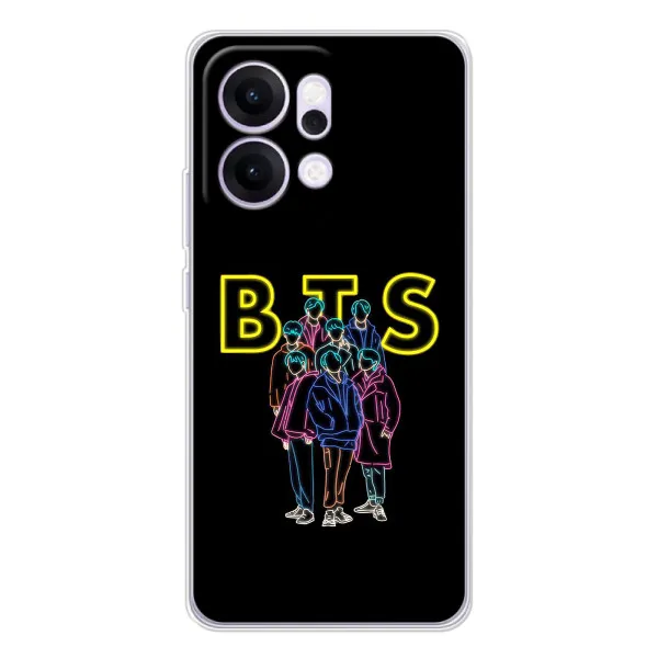 Чохол з принтом «BTS стайл» для OPPO Reno14