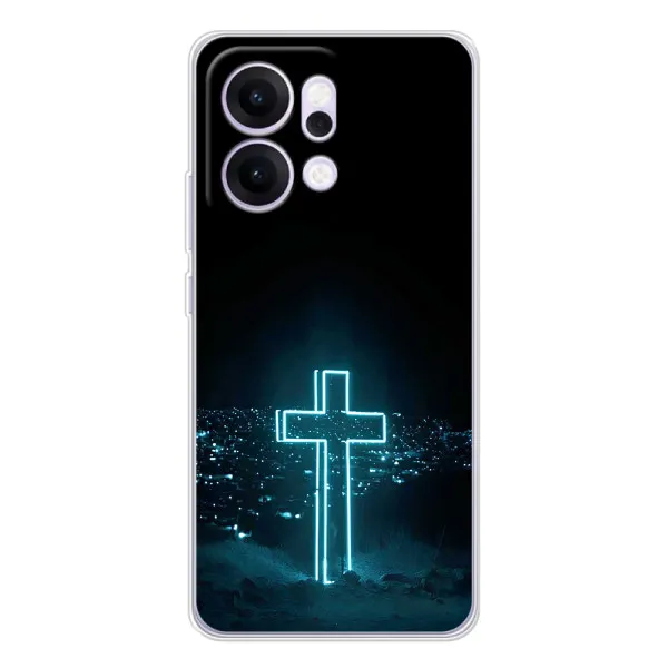 Чехол с принтом «Крест и город» для OPPO Reno14 Чехол с принтом «Крест и город» для OPPO Reno14